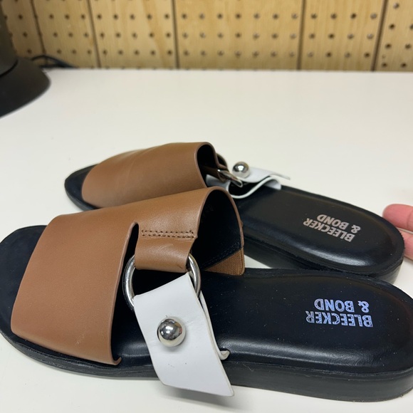 Anthropologie Brown and White Sandals - Picture 2 of 5